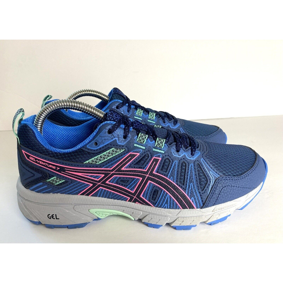 Asics Shoes - Asics Womens Gel Venture 7 Blue Running Shoes Size 8 Women’s Sneakers 1012A476